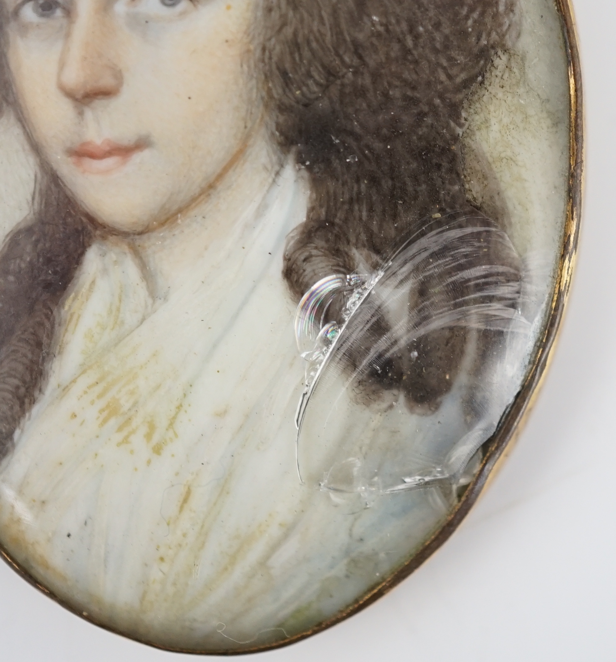 English School circa 1820, Portrait miniature of Mary Trant Ottley, wife of Cornelius Smelt, oil on ivory, 4.7 x 3.3cm. CITES Submission reference 1RQ3VDHH